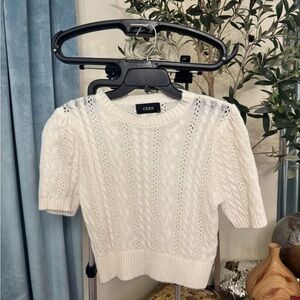 Cider Women's Cream Cable Knit Sweater